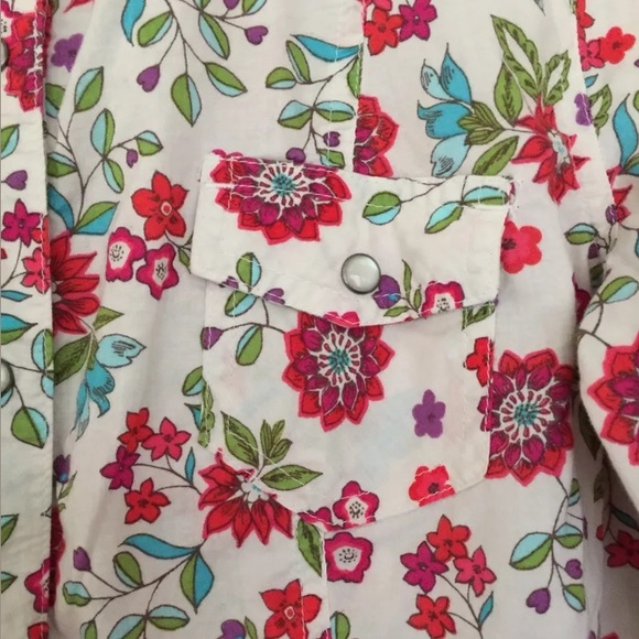 Old Navy Floral Shirt. Size Large. - Picture 2 of 5